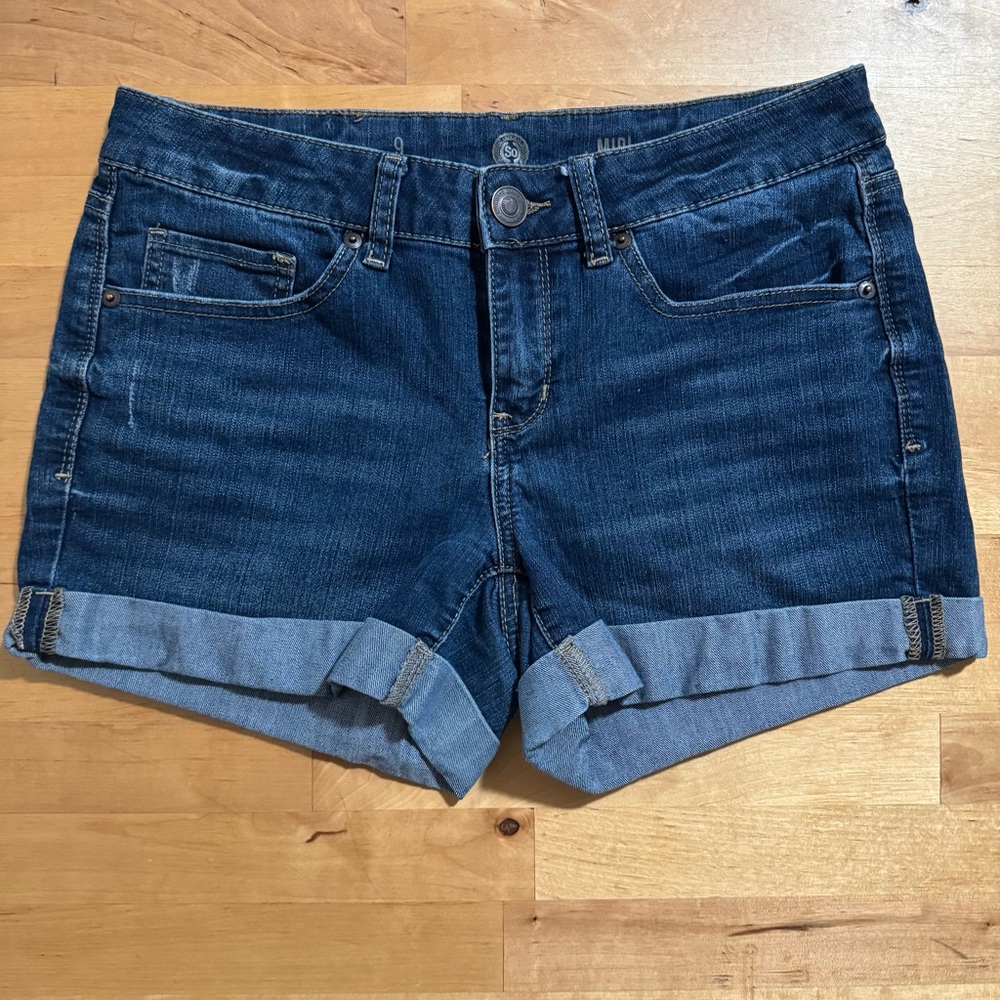 SO Blue Jean MIDI Shorts Junior’s Size 9